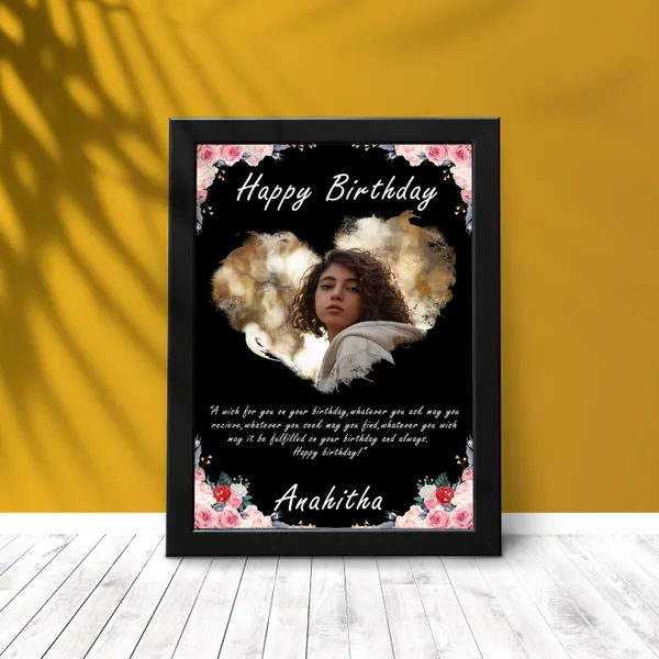 Personalized_Happy_Birthday_Photo_Frame_Gift_Custom_Name_Birthday_Poster_With_Floral_Design