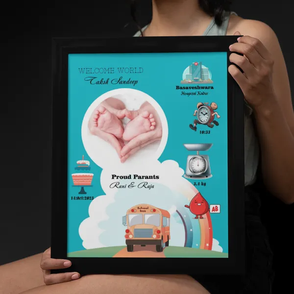 Personalized_Rainbow_And_Clouds_Theme_Baby_Birth_Stats_Frame_Customized_Newborn_Birth_Detail_Photo_Frame
