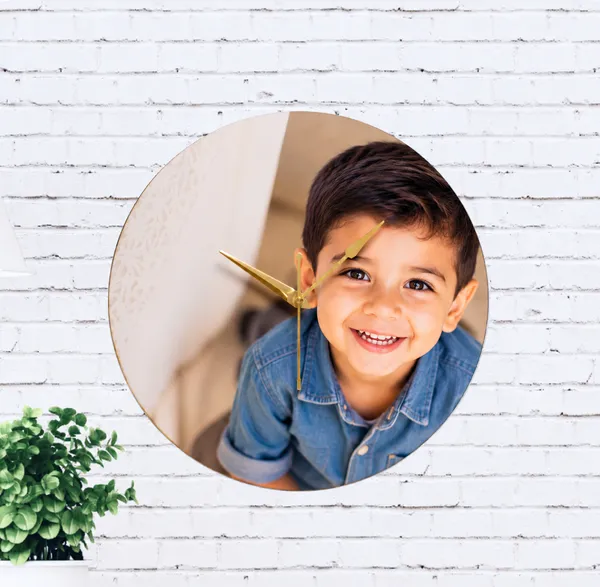 Personalized_Round_Full_Photo_Wooden_Wall_Clock_Single_Picture