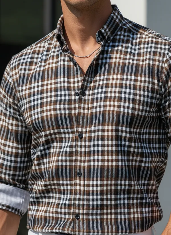 Men's_Casual_Checkered_Long_Sleeve_Shirt