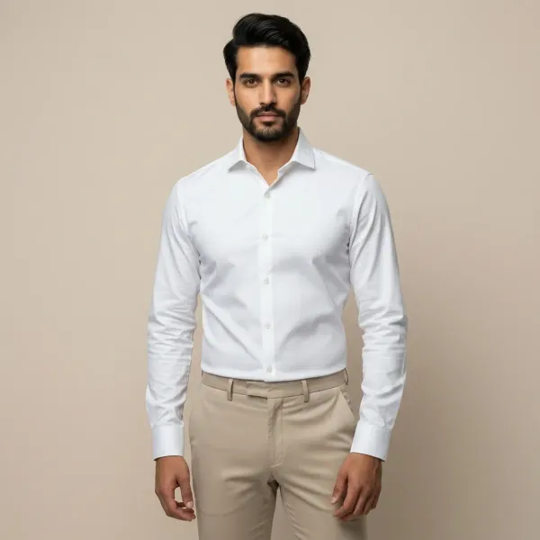 Men's_Solid_Casual_Linen_Shirt_with_Rolled_Sleeves