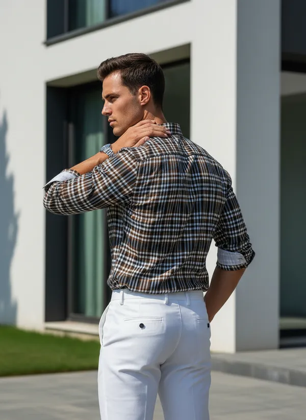 Men's_Casual_Checkered_Long_Sleeve_Shirt