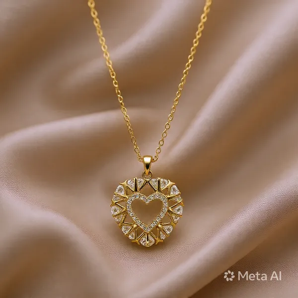 Yellow_Gold_Sterling_Silver_Sunburst_Pendant_Necklace_For_Women