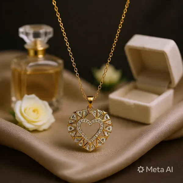Yellow_Gold_Sterling_Silver_Sunburst_Pendant_Necklace_For_Women