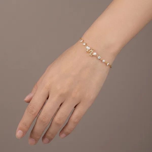 Rose_Gold_Sterling_Silver_Pearl_W-Charm_Bracelet_For_Women