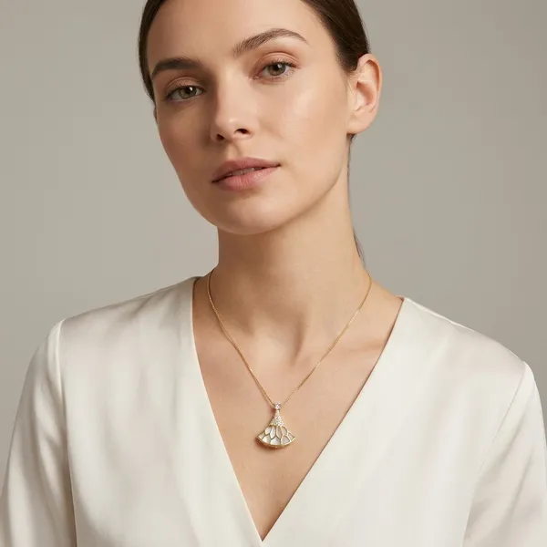 Yellow_Gold_Sterling_Silver_Seashell_Zirconia_Pendant_Necklace_For_Women