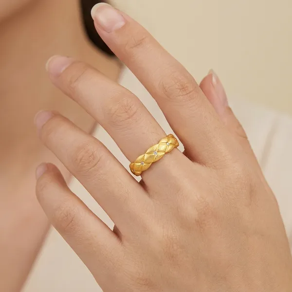 Yellow_Gold_Sterling_Silver_Braided_Adjustable_Ring_For_Women