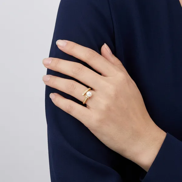 Yellow_Gold_Sterling_Silver_Pearl_Zirconia_Accent_Ring_For_Women