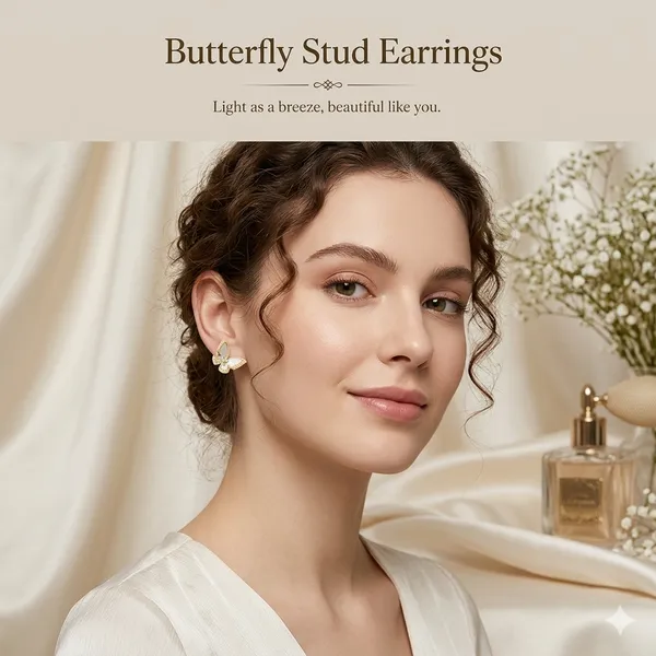 Yellow_Gold_Sterling_Silver_Butterfly_Stud_Earrings_For_Women