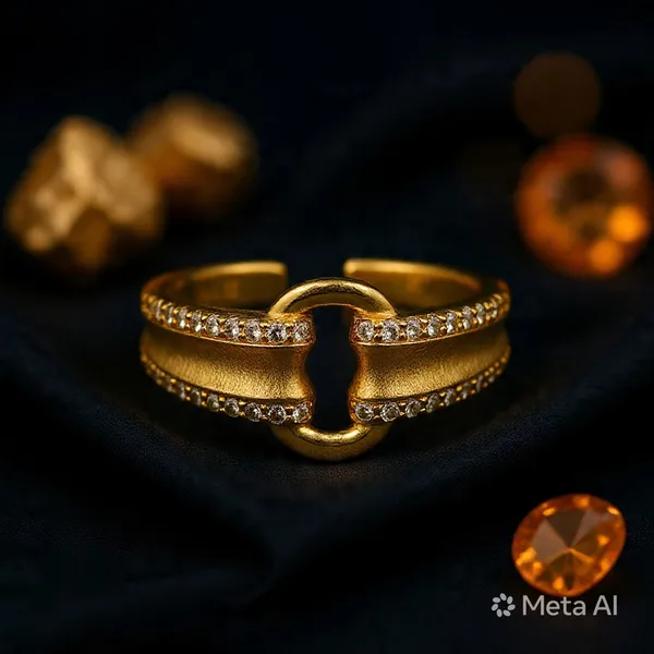 Yellow_Gold_Sterling_Silver_Zirconia_Adjustable_Ring_For_Women