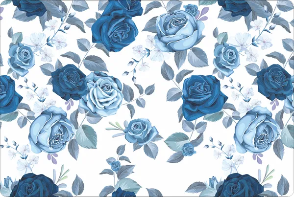 White_And_Blue_Plastic_Dining_Mandala_Floral_Print_Table_Mat_Set_Of_6