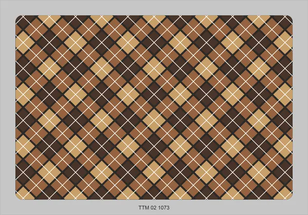 Plastic_Rustic_Brown_Plaid_Print_Reversible_Table_Mat_Set_Of_6