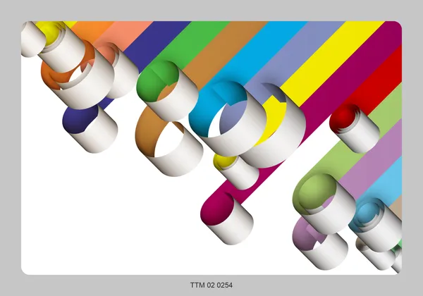 Plastic_Modern_Multicolor_Spiral_Stripe_Print_Table_Mat_Set_Of_6