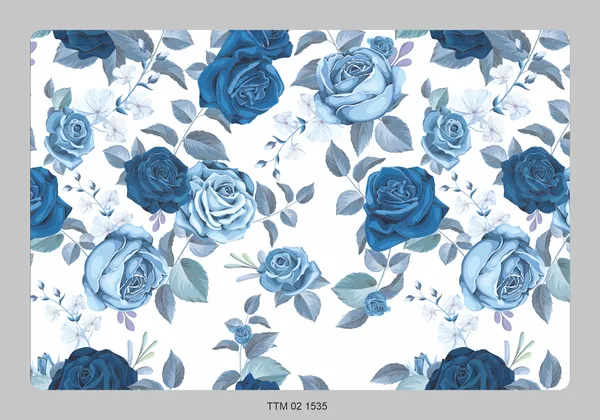 White_And_Blue_Plastic_Dining_Mandala_Floral_Print_Table_Mat_Set_Of_6