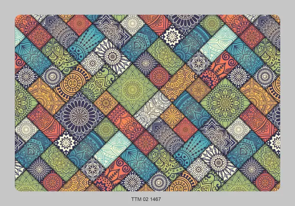 Plastic_Dining_Multicolor_Mosaic_Tile_Print_Table_Mat_Set_Of_6