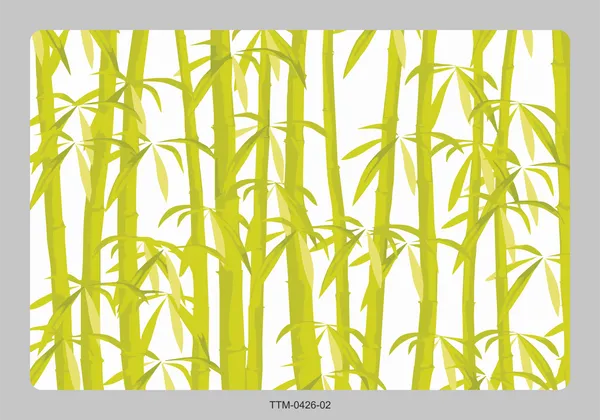 Green_And_White_Plastic_Zen_Bamboo_Forest_Print_Table_Mat_Set_Of_6