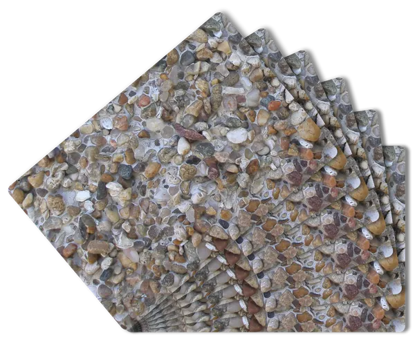 Plastic_Rustic_Pebble_Stone_Print_Table_Mat_Set_Of_6