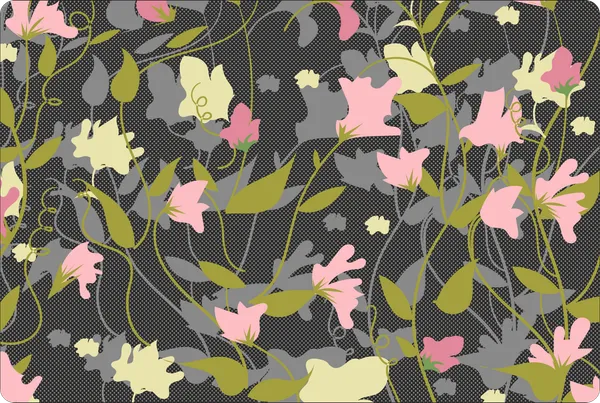 Plastic_Dining_Grey_And_Pink_Floral_Print_Table_Mat_Set_Of_6