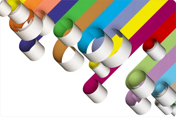 Plastic_Modern_Multicolor_Spiral_Stripe_Print_Table_Mat_Set_Of_6