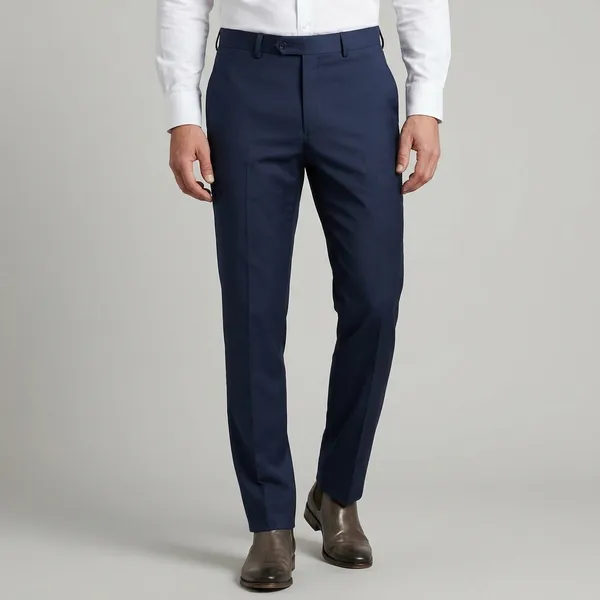 Navy_Blue_Cotton_Formal_Trousers_With_Pleated_Front_For_Men