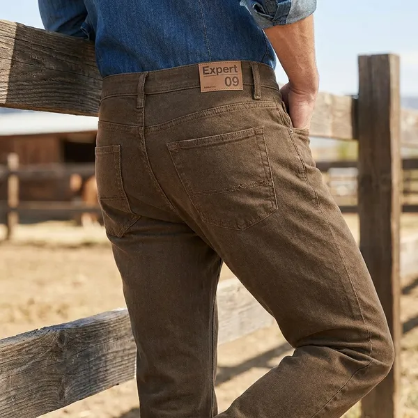 Brown_Denim_Slim_Fit_Jeans_For_Men