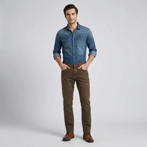 Brown_Denim_Slim_Fit_Jeans_For_Men