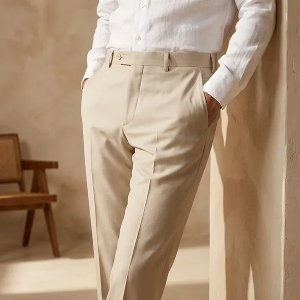 Beige_Cotton_Formal_Trousers_For_Men