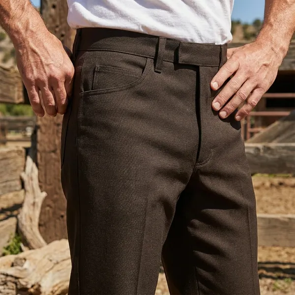 Deep_Brown_Cotton_Trousers_For_Men