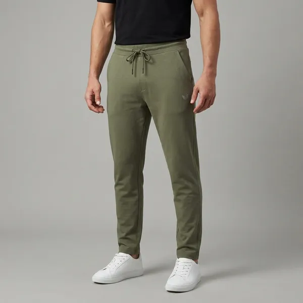 Olive_Green_Cotton_Jogger_Pants_With_Drawstring_Waist_For_Men