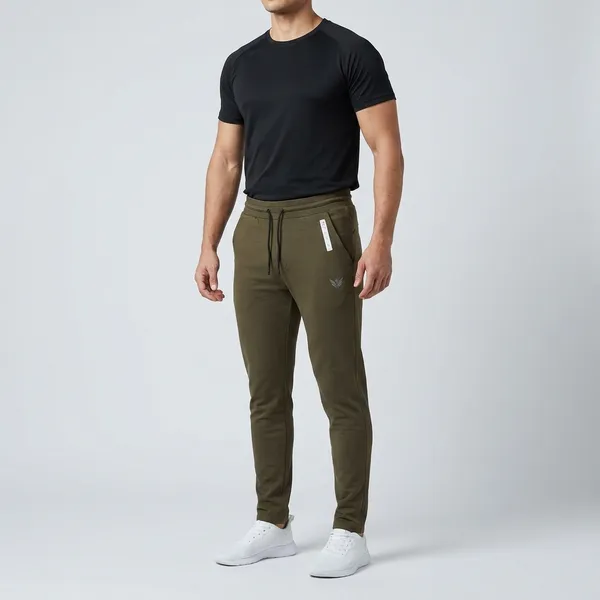 Olive_Green_Cotton_Casual_Track_Pants_For_Men