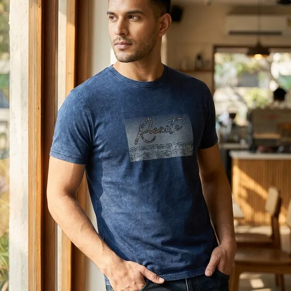 Navy_Blue_Cotton_Graphic_T-_Shirt_For_Men