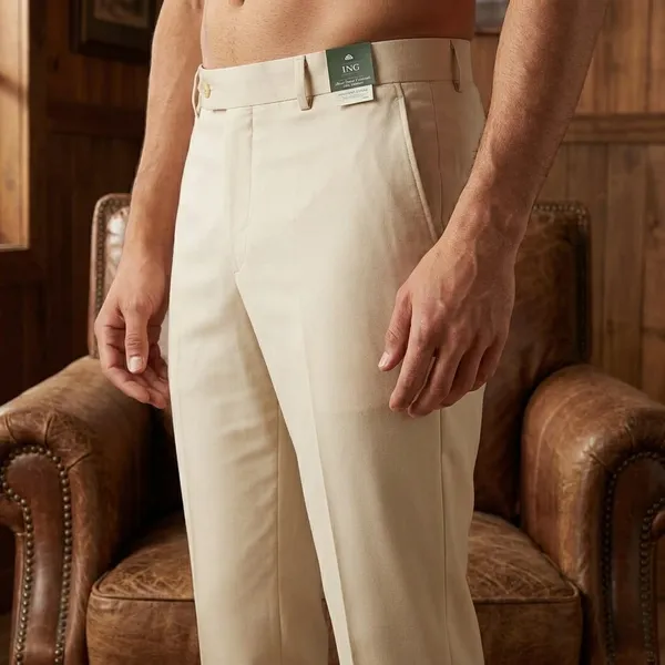 Beige_Cotton_Formal_Trousers_For_Men