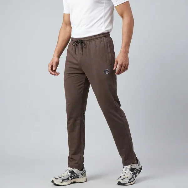 Brown_Cotton_Casual_Track_Pants_With_Drawstring_Waist_For_Men