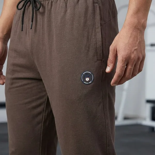 Brown_Cotton_Casual_Track_Pants_With_Drawstring_Waist_For_Men