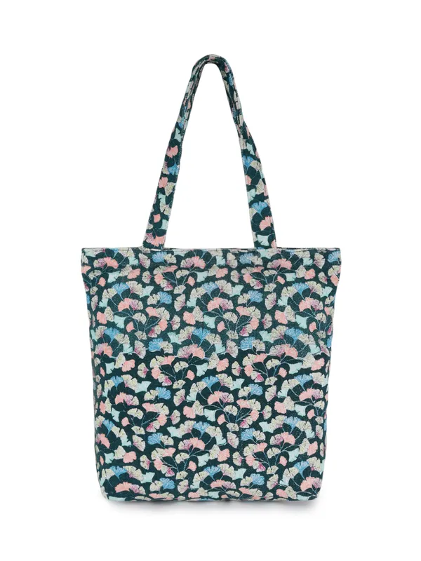 BOTANIK_(Olive_Green)_Canvas_Tote_Bag_With_Inner_Zipper_Pocket