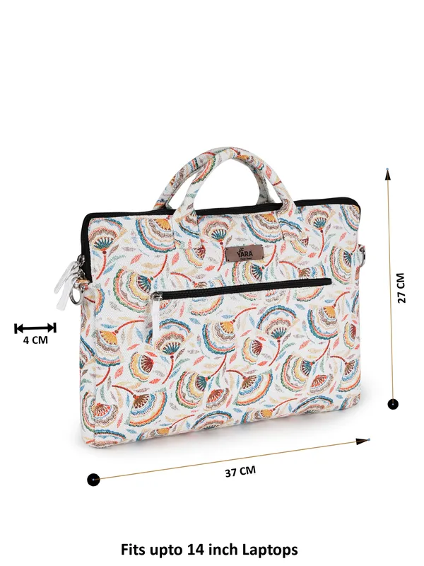ARTISAN_PETAL_(Multicolor)_Laptop_Messenger_With_Padded_Compartment_And_Adjustable_Strap_[_FITS_UPTO_14_INCH_TABLET,_MACBOOK,_LAPTOP_AND_DIARY]