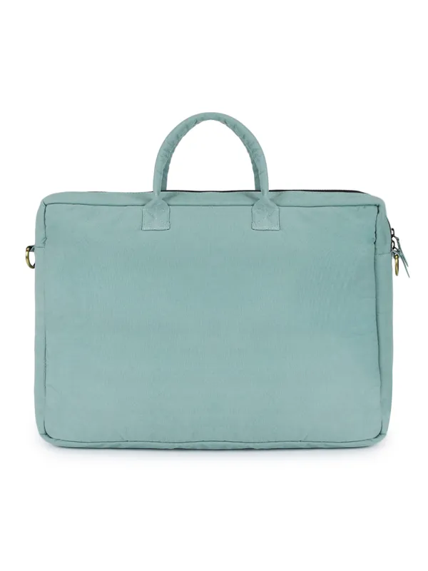 SKY_LATTICE_(Sky)_Laptop_Bag_For_Women__15.6_Inch,_Mint_Green_With_Geometric_Print__[_FITS_UPTO_16_INCH_LAPTOP]