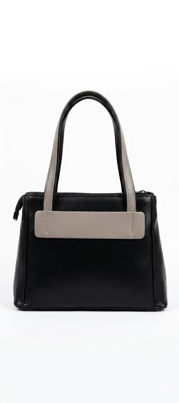Black_Dual_Color_Handled_Handbag