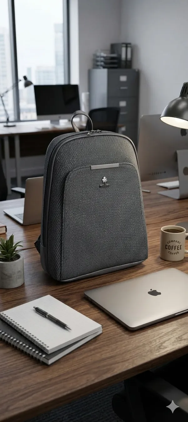 Grey_Jute_Textured_Backpack