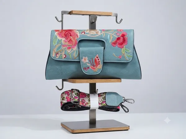 Premium_Ice_Blue_Faux_Leather_Handbag_with_Vibrant_Rose_Embroidery_and_Magnetic_Flap