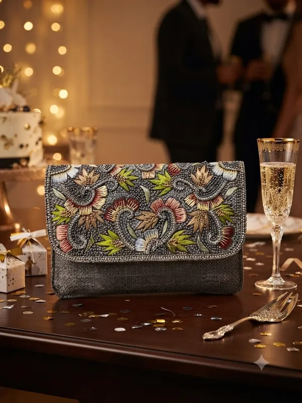 Midnight_Blossom_Gray_Beaded_Clutch