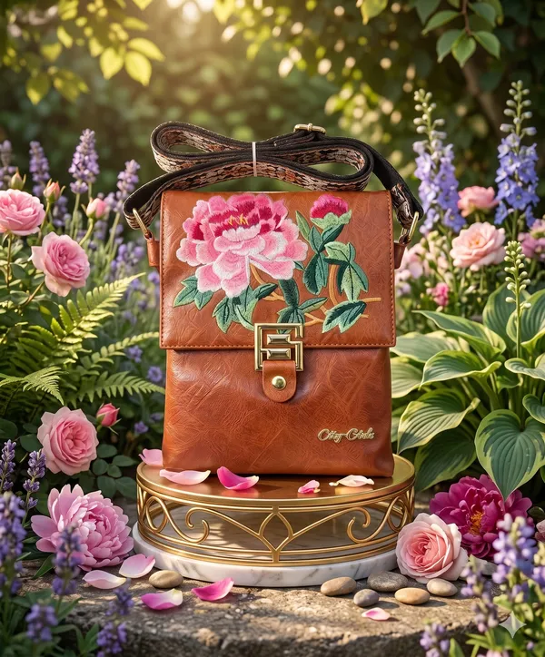 Korean_Embroidered_Tan_Sling_Bag