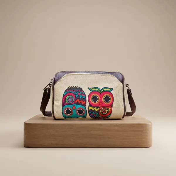 Owl_Printed_Regular_Sling_Bag