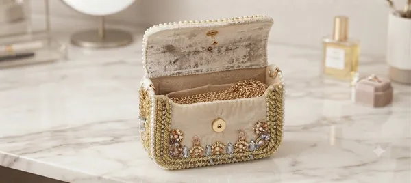 Beige_and_Golden_Beaded_Party_Handbag_(Bestseller)