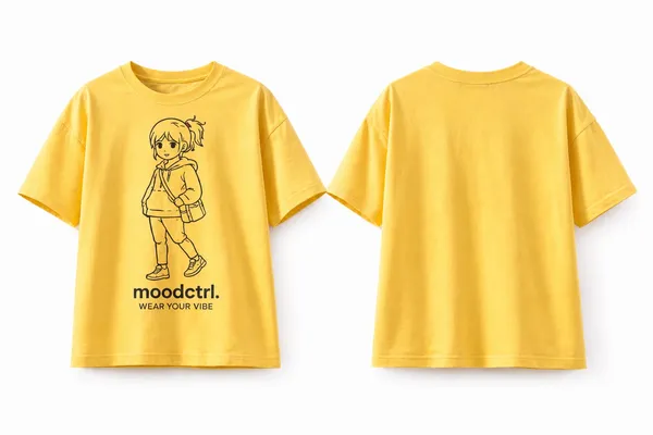 Yellow_Cotton_Oversized_Graphic_T-Shirt_For_Girls