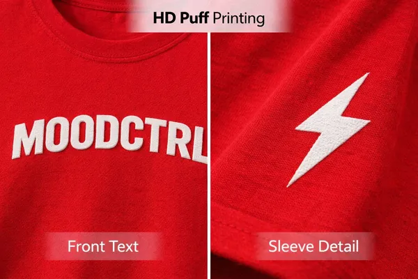 Red_Cotton_Oversized_Lightning_Print_T-Shirt_For_Girls