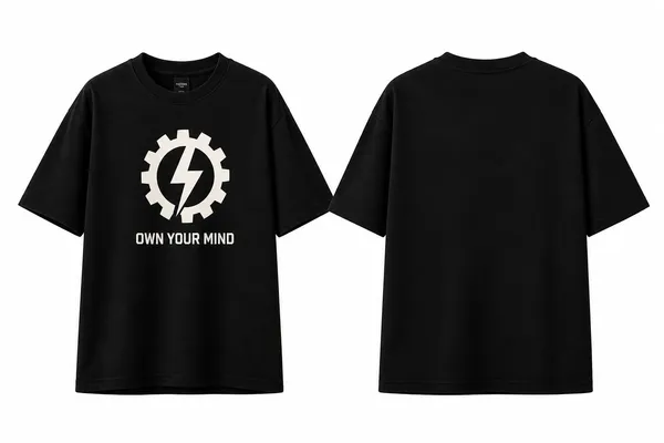 Black_Cotton_Oversized_Gear_Print_T-Shirt_For_Boys
