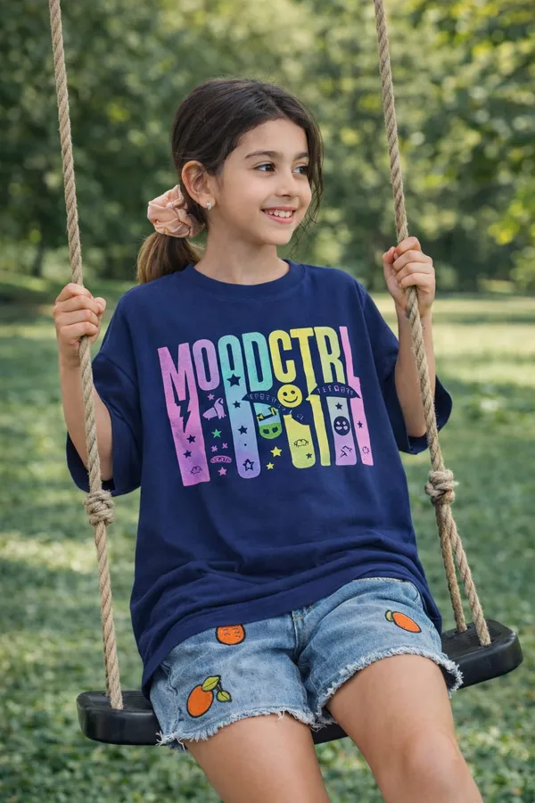 Blue_Cotton_Oversized_Crop_T-Shirt_For_Girls