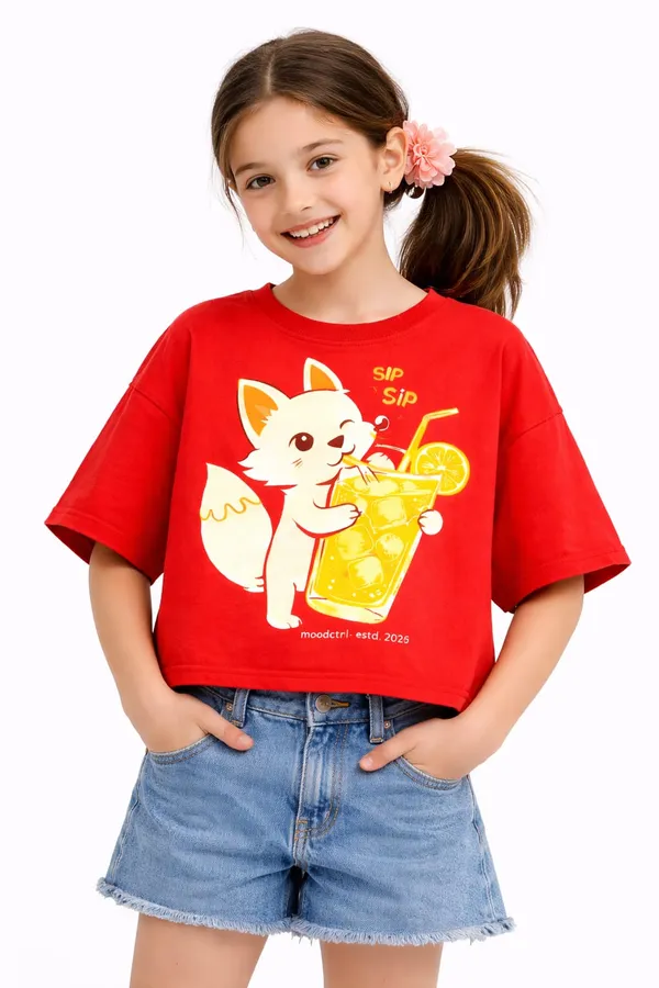 Red_Cotton_Oversized_Graphic_T-Shirt_For_Girls