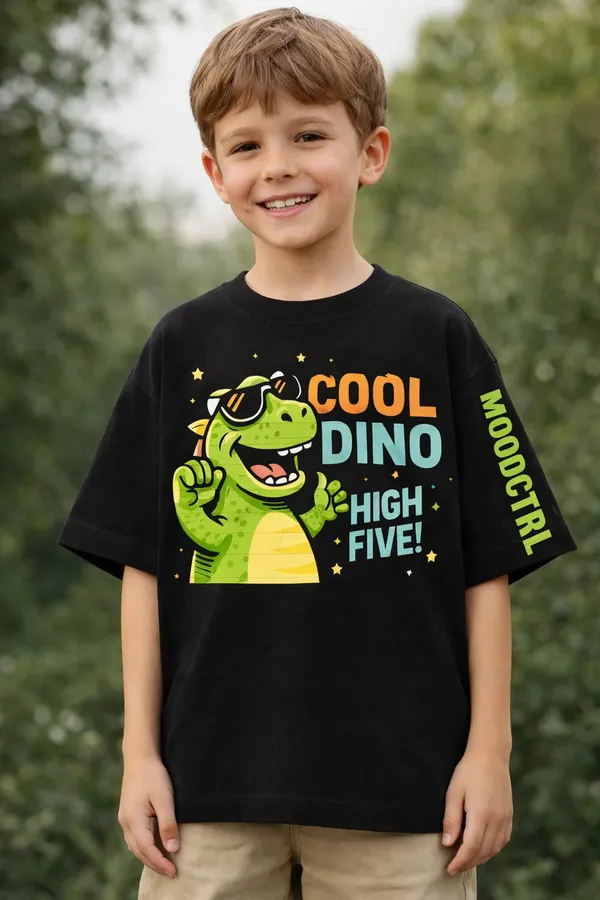 Black_Cotton_Graphic_Dino_Print_T-Shirt_For_Boys